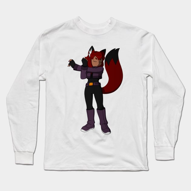 Rubi Stretching Long Sleeve T-Shirt by Firestorm Fox